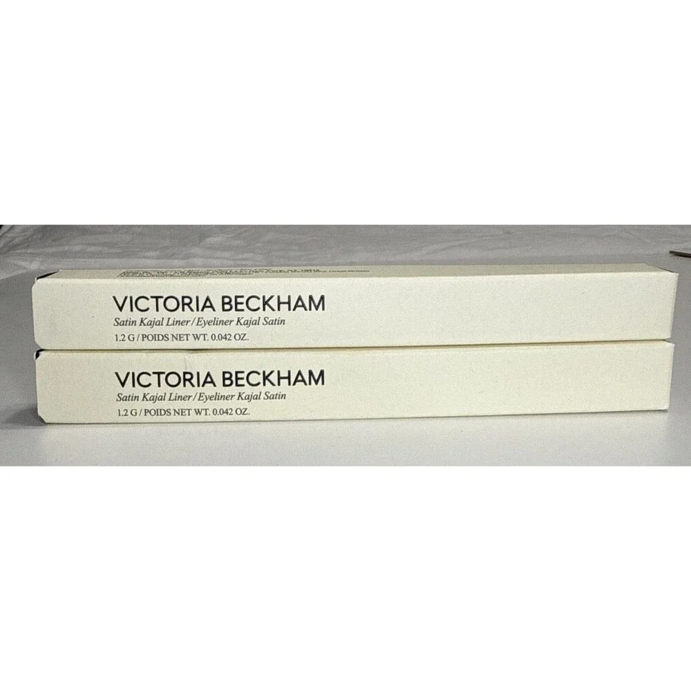 Victoria Beckham Satin Kajal Liner Set Of 2 Eyeliner Copper Metallic New in Box